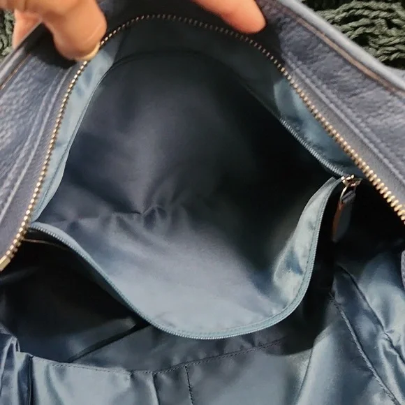Coach Park Carrie Blue Leather Shoulderbag - Picture 8 of 15